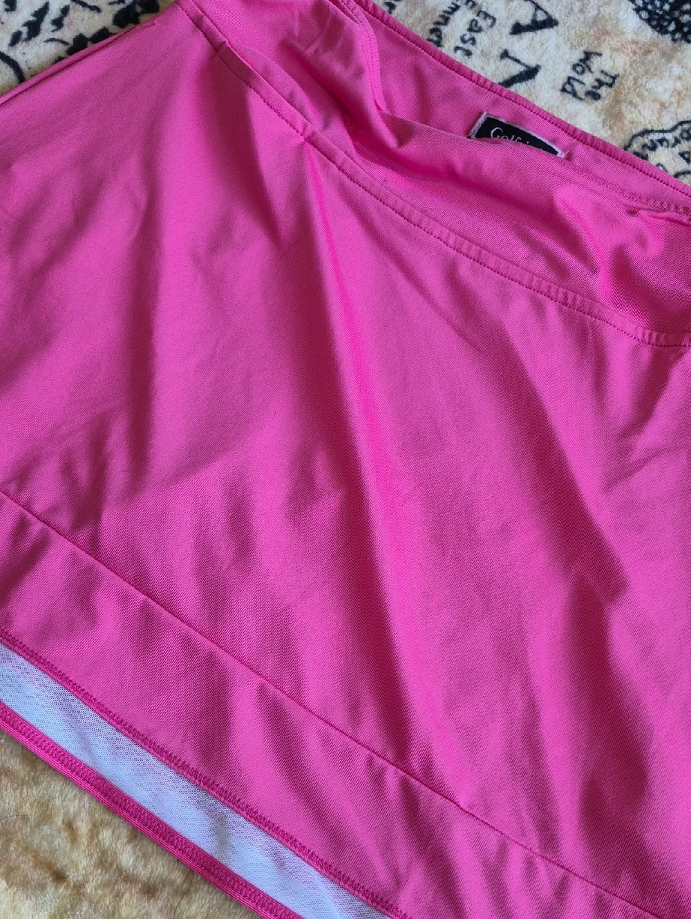 Golftini Size Small Pink Athletic Skort Mesh Trim Pockets Top Golf Label